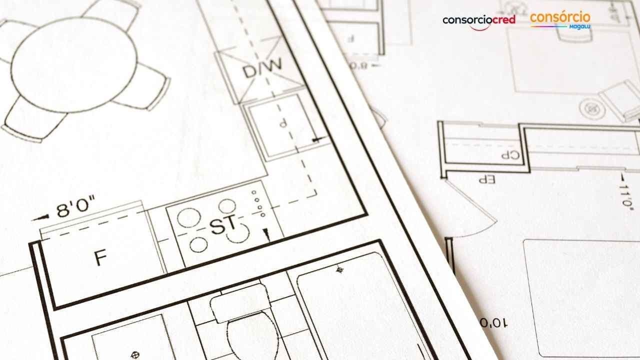 Construção com consórcio Magalu