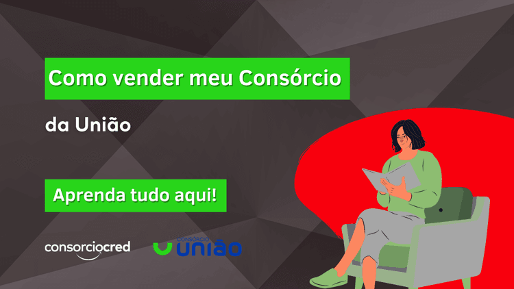 Mulher pesquisando como vender seu consórcio União