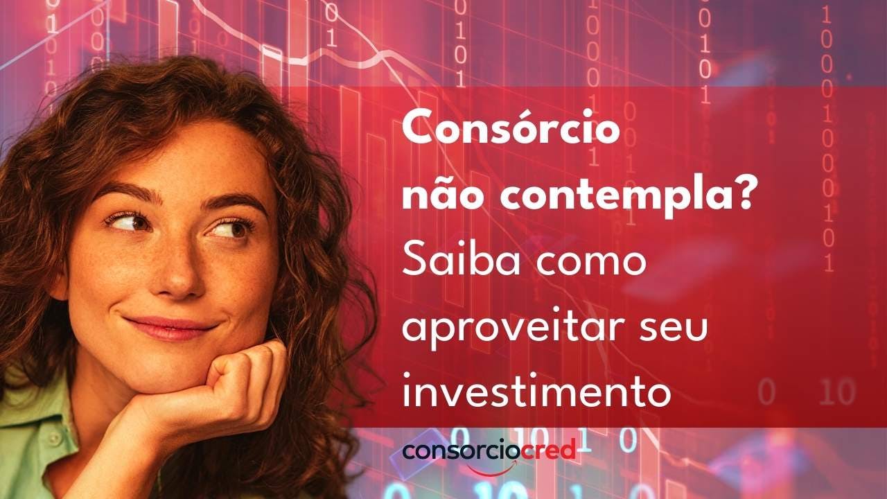 Consórcio não contempla quais as alternativas para aproveitar o investimento? Imagem de mulher pensando nessa questão.